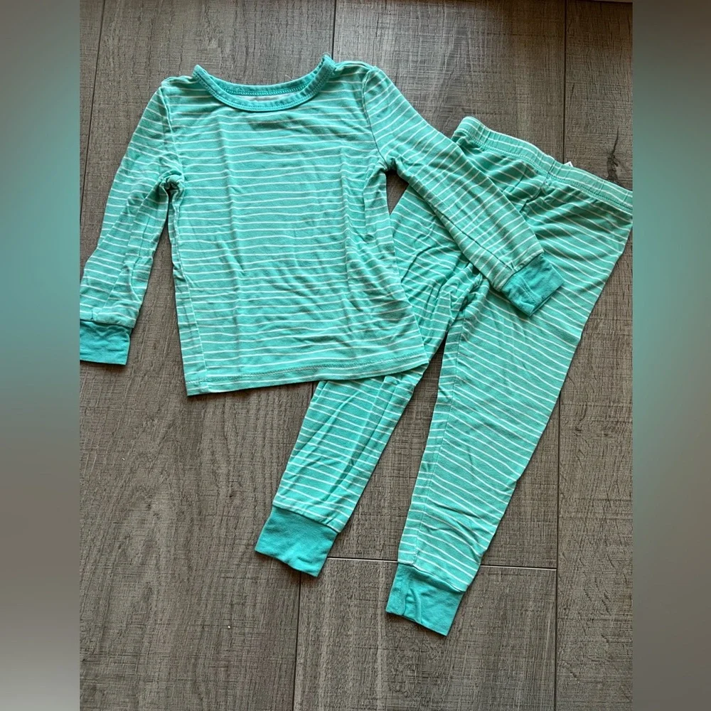 Little Me Striped Pajama Set 2T